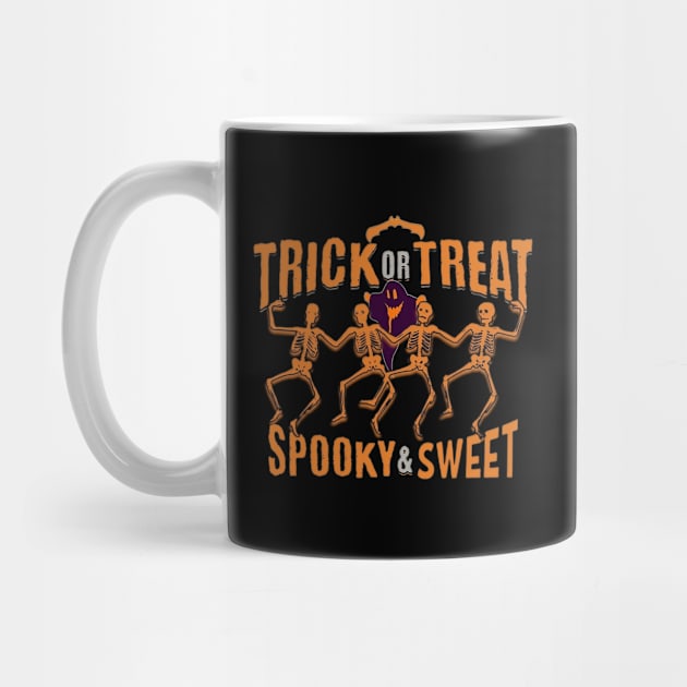 Trick Or Treat Spooky And Sweet, Funny Halloween Party,Happy Halloween Day,Funny Spooky Vibes by Customo